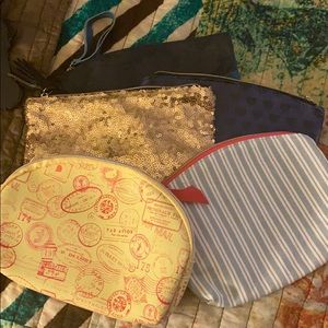 5pack of travel/makeup bag